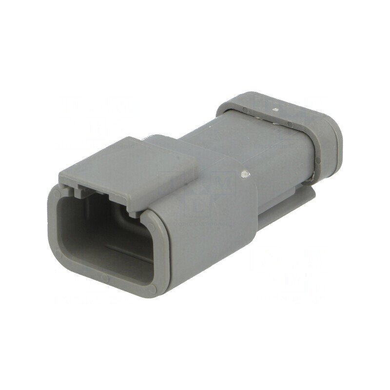 Conector cablu-cablu DTM mufă tată PIN 3 gri IP68 | Electronic-mag.ro | Componente Electronice