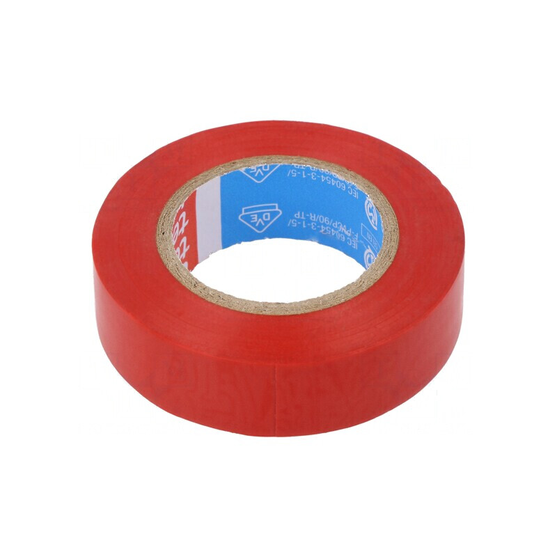 Bandă electroizolantă roșie 50mm x 25m, grosime 0,15mm, max. 90°C | Electronic-mag.ro | Componente Electronice