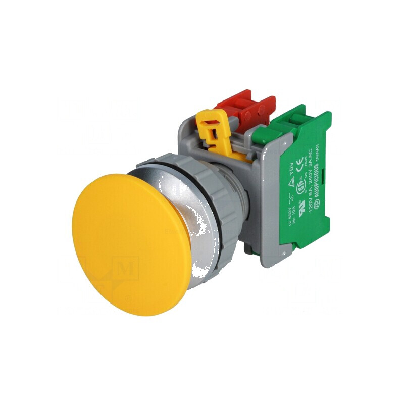 Comutator apăsare 30mm 1 NC 1 NO Poz.i | Electronic-mag.ro | Componente Electronice