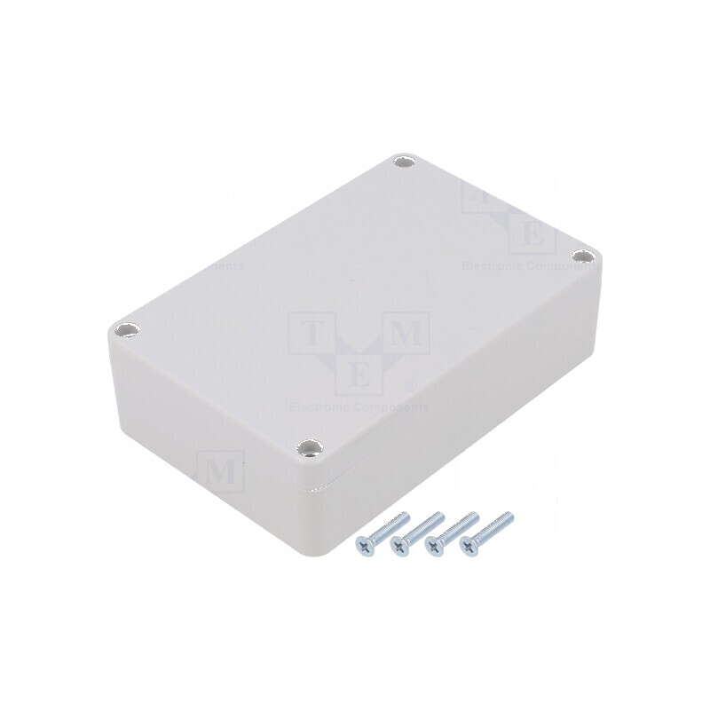 Carcasă universală ABS gri deschis 70mm x 105mm x 30mm | Electronic-mag.ro | Componente Electronice