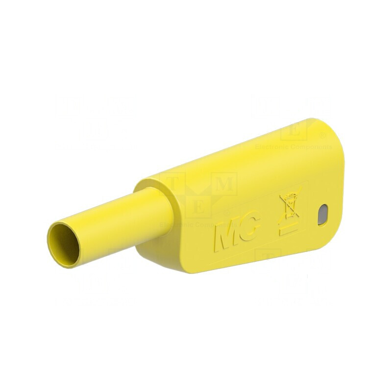 Conector banană 4mm 32A 1kV galben aurit cu filet | Electronic-mag.ro | Componente Electronice Conector banană 4mm 32A 1kV galben aurit cu filet | Electronic-mag.ro | Componente Electronice