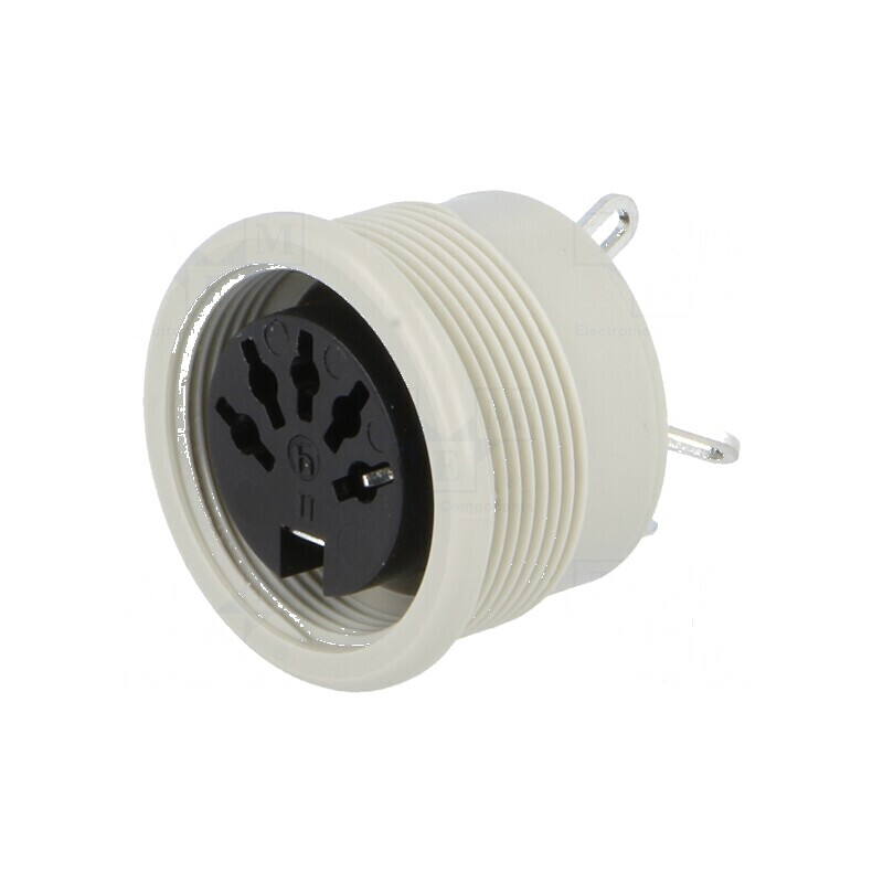 Conector DIN soclu mamă 3 pini 180° lipire | Electronic-mag.ro | Componente Electronice Conector DIN soclu mamă 3 pini 180° lipire | Electronic-mag.ro | Componente Electronice