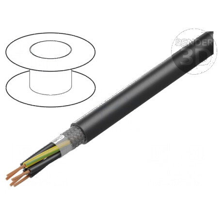 Cablu ÖLFLEX® ROBUST 215C 5G0,5mm² negru 300V 500V CPR Fca | Electronic-mag.ro | Componente Electronice