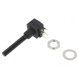 Potenţiometru axial 25kΩ 200mW THT 6mm plastic mono cărbune | Electronic-mag.ro | Componente Electronice