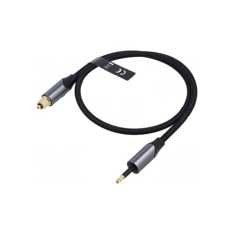 Cablu Toslink 3,5mm Mini Mufă 0,5m Negru PVC | Electronic-mag.ro | Componente Electronice