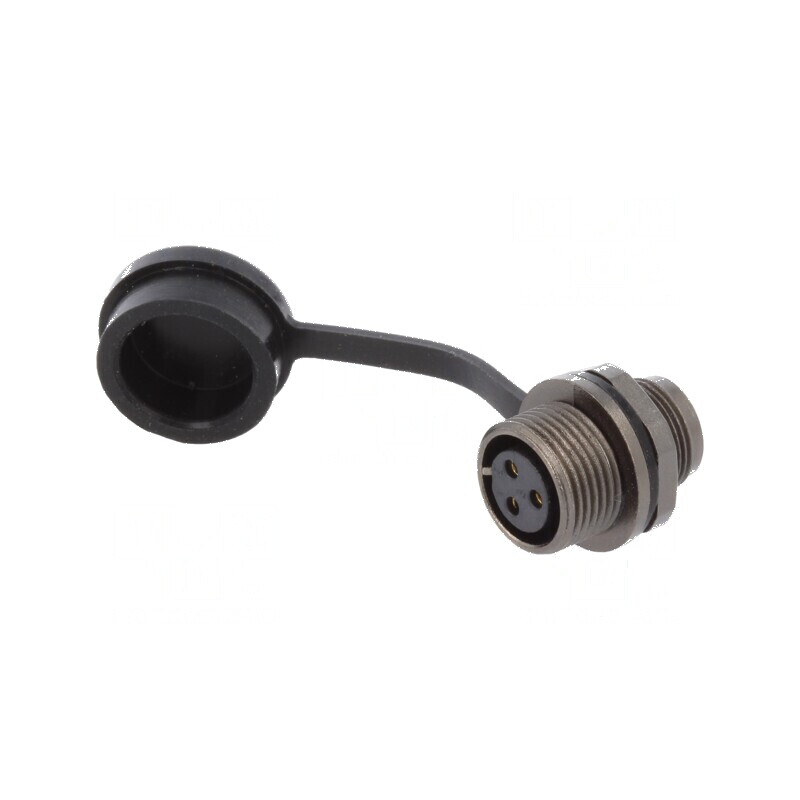 Soclu ST12 mamă PIN 3 IP67 13A 250V pentru lipire 2mm2 -25÷85°C | Electronic-mag.ro | Componente Electronice