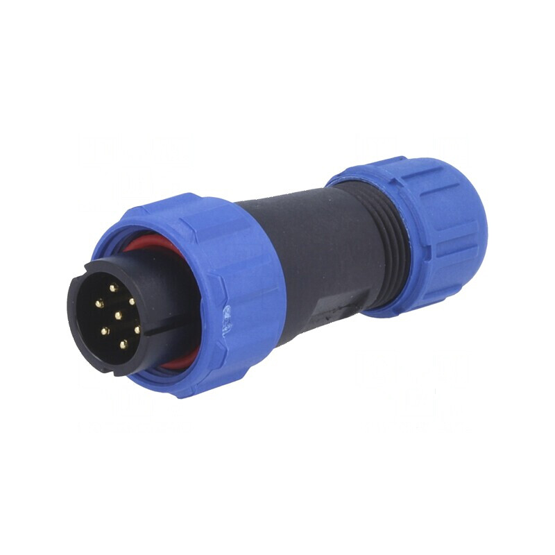 Mufă SP13 tată PIN: 7 IP68 5A 125V lipire pe cablu 4÷6,5mm | Electronic-mag.ro | Componente Electronice Mufă SP13 tată PIN: 7 IP68 5A 125V lipire pe cablu 4÷6,5mm | Electronic-mag.ro | Componente Electronice