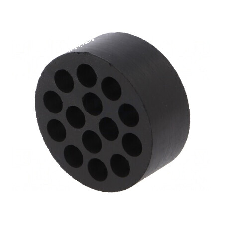 Insert presetupă 7mm M50 IP54 cauciuc NBR 14 orificii | Electronic-mag.ro | Componente Electronice