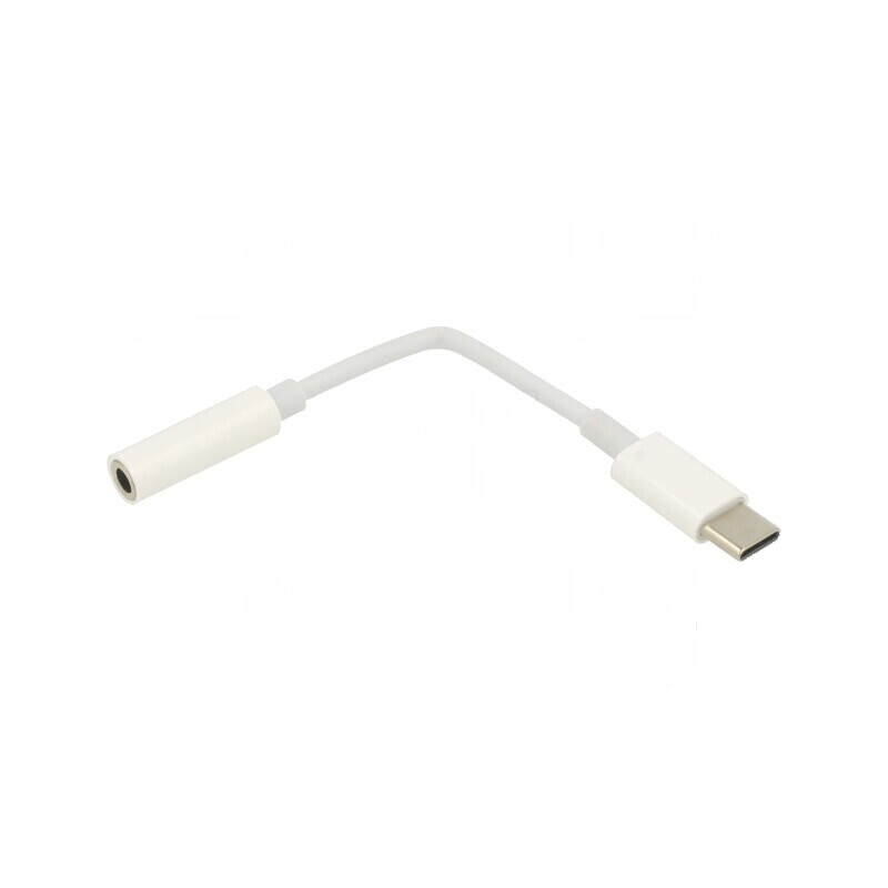 Adaptor Jack 3,5mm 4pin USB C 0,15m Alb | Electronic-mag.ro | Componente Electronice