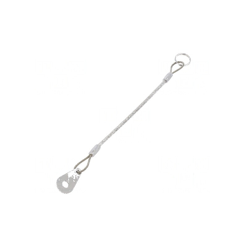 Cablu de asigurare PVC oțel inoxidabil 150mm | Electronic-mag.ro | Componente Electronice