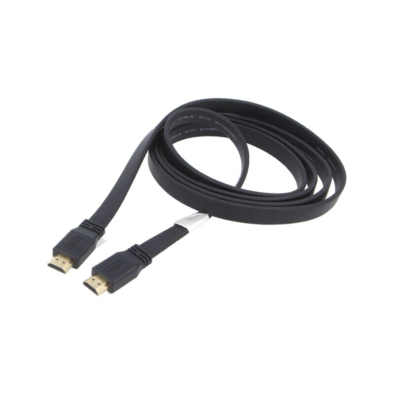 Cablu HDMI 2.0 3m negru PVC 28AWG | Electronic-mag.ro | Componente Electronice
