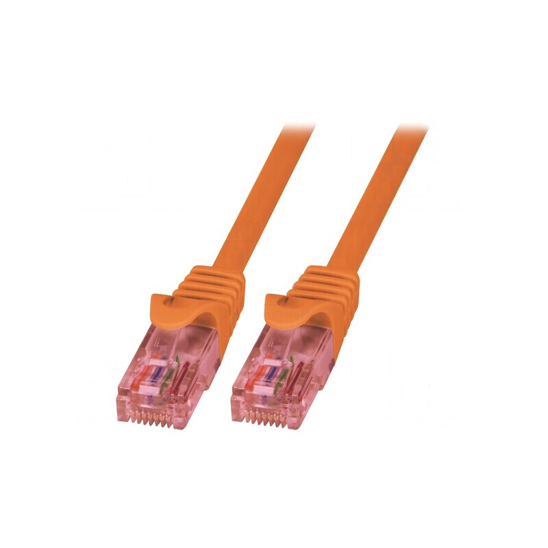 Cablul de rețea U/UTP 6 litat Cu LSZH portocalie 5m RJ45 | Electronic-mag.ro | Componente Electronice