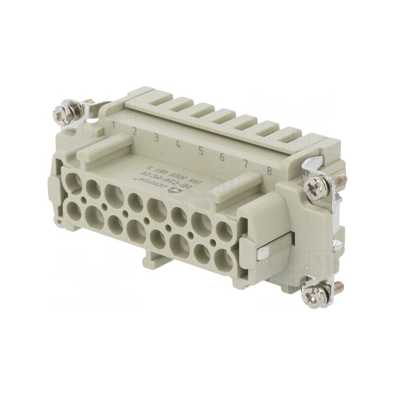 Conector HDC inserturi de contact mamă DE PIN 16A | Electronic-mag.ro | Componente Electronice