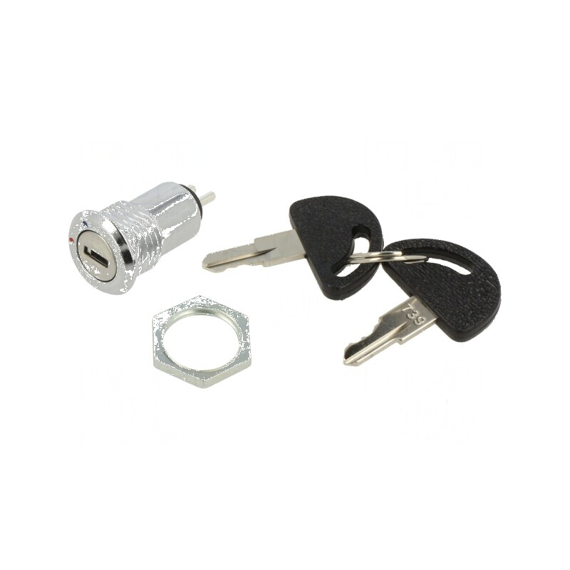 Comutator cu Cheie Poz.i Stab 2 Pini SPST 60° | Electronic-mag.ro | Componente Electronice