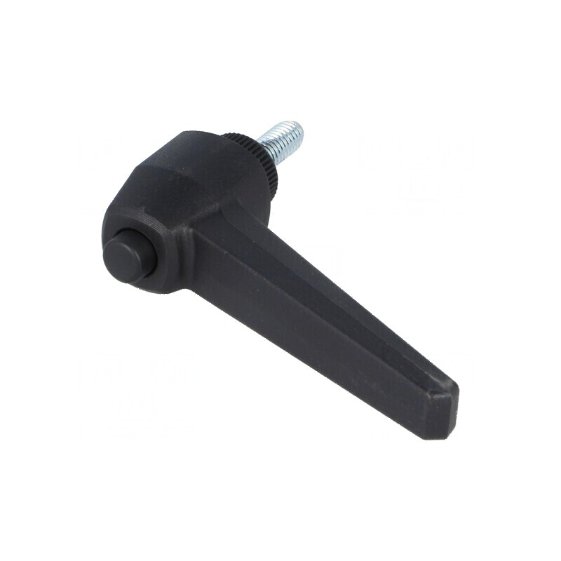 Manetă franceză 16mm, lungime 73mm, corp negru | Electronic-mag.ro | Componente Electronice