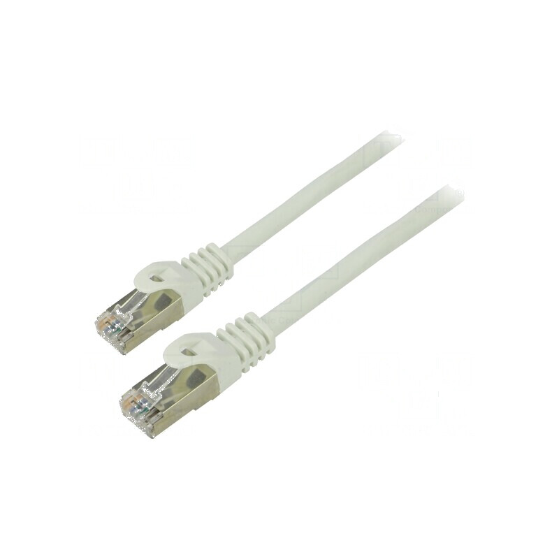 Cabluri rețea F/UTP 5e 15m 26AWG gri CCA PVC | Electronic-mag.ro | Componente Electronice
