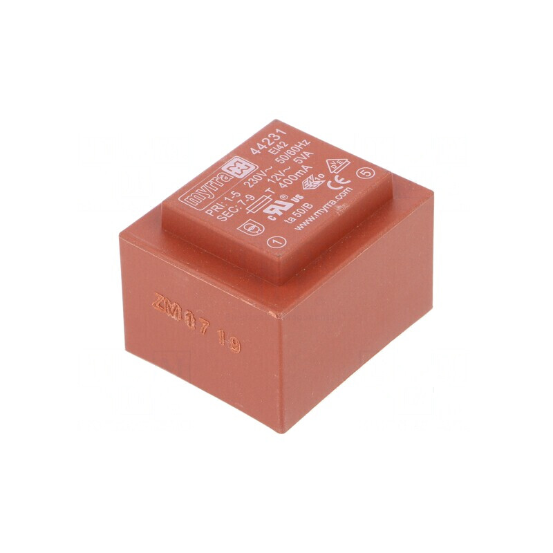 Transformator încapsulat 5VA 230VAC 12V 417mA pentru PCB | Electronic-mag.ro | Componente Electronice
