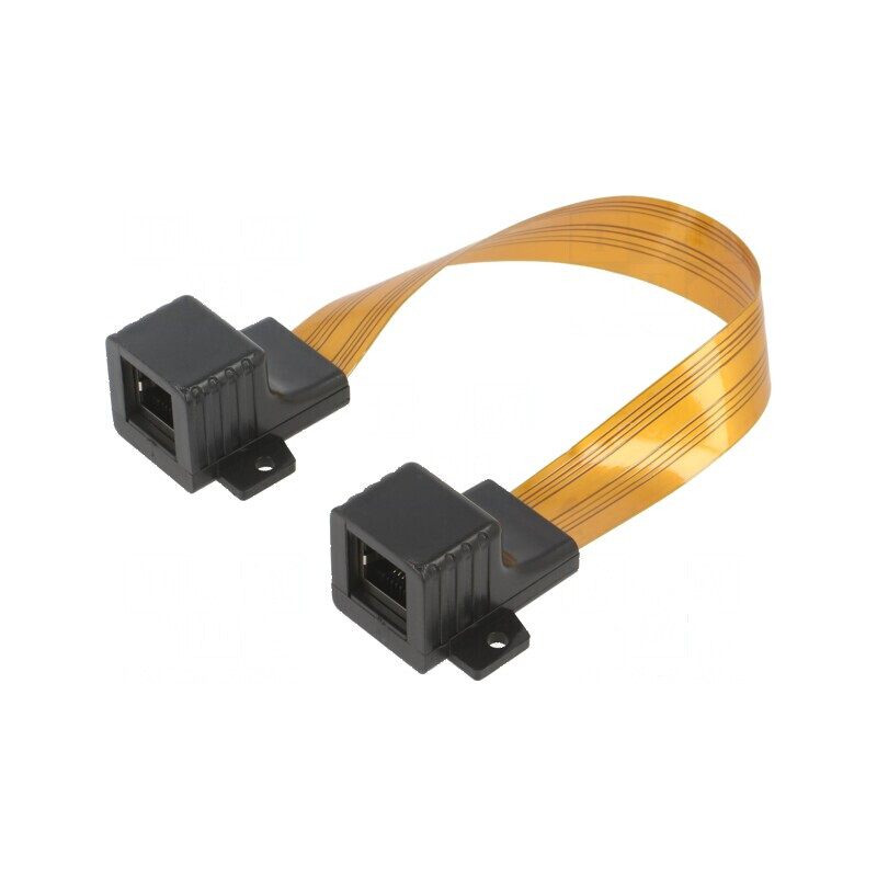 Prelungitor RJ45 portocalie 0,17m - cablu de rețea | Electronic-mag.ro | Componente Electronice