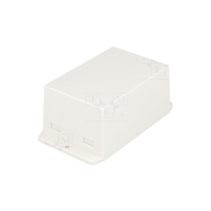Carcasă universală ABS albă 70,6mm x 105mm x 50,5mm UL94HB | Electronic-mag.ro | Componente Electronice