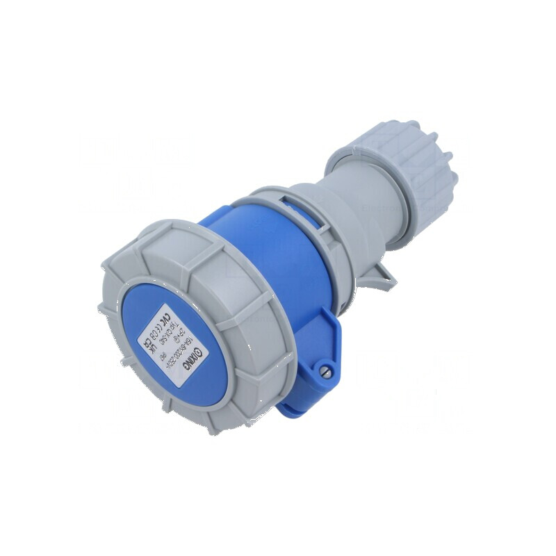 Conector alimentare AC 16A IEC 60309 IP67 mufă mamă 3 pini | Electronic-mag.ro | Componente Electronice