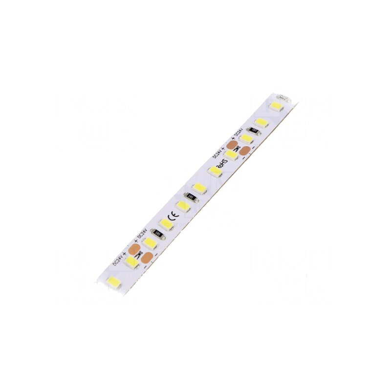 Banda LED albă 2835 120 LED/m 8mm IP33 9,6W/m CRI 80 | Electronic-mag.ro | Componente Electronice