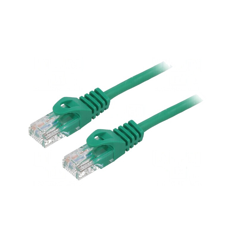 Cablaj de rețea U/UTP 5e 20m CCA PVC verde 26AWG | Electronic-mag.ro | Componente Electronice