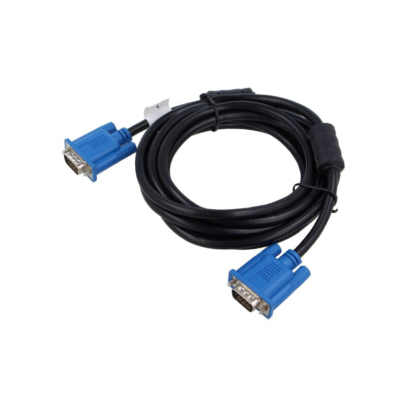 Cablu D-Sub 15pin HD negru 3m | Electronic-mag.ro | Componente Electronice Cablu D-Sub 15pin HD negru 3m | Electronic-mag.ro | Componente Electronice