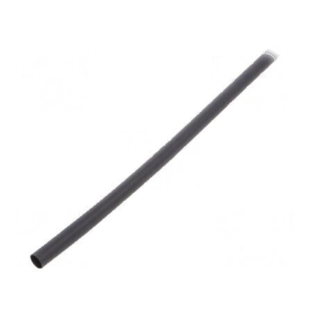 Manşon termocontractabil 6mm cu adeziv, 1,2m, negru | Electronic-mag.ro | Componente Electronice