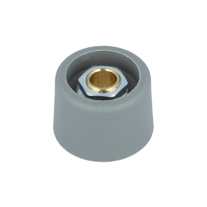Buton rotativ poliamidă Ø6mm Ø23x16mm gri | Electronic-mag.ro | Componente Electronice