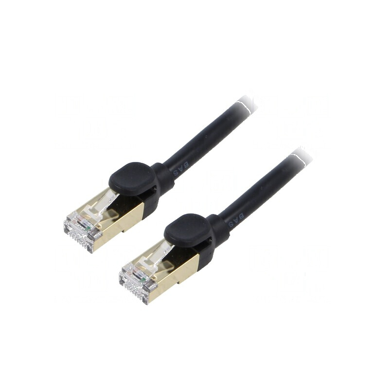 Patch cord F/UTP 0,5m 28AWG PVC negru | Electronic-mag.ro | Componente Electronice Patch cord F/UTP 0,5m 28AWG PVC negru | Electronic-mag.ro | Componente Electronice