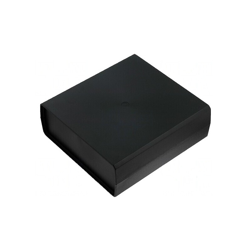 Carcasă polistiren neagră cu panou 188mm x 198mm x 70mm | Electronic-mag.ro | Componente Electronice Carcasă polistiren neagră cu panou 188mm x 198mm x 70mm | Electronic-mag.ro | Componente Electronice