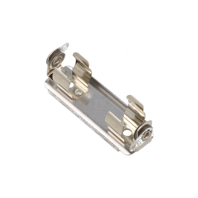 Suport AA R6 cu urechi pentru lipire - 1 înşurubare | Electronic-mag.ro | Componente Electronice