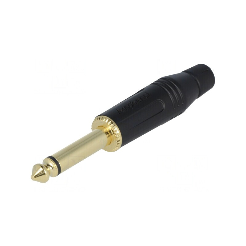 Conector Jack 6,3mm Mufă Tată Mono Piste 2 Drept Pe Cablu | Electronic-mag.ro | Componente Electronice