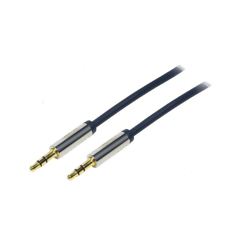 Cablu Jack 3,5mm 3pin aurit 3m din ambele părţi | Electronic-mag.ro | Componente Electronice