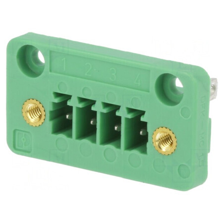 Regletă de conexiuni deconectabilă 4 piste 3,81mm tată | Electronic-mag.ro | Componente Electronice