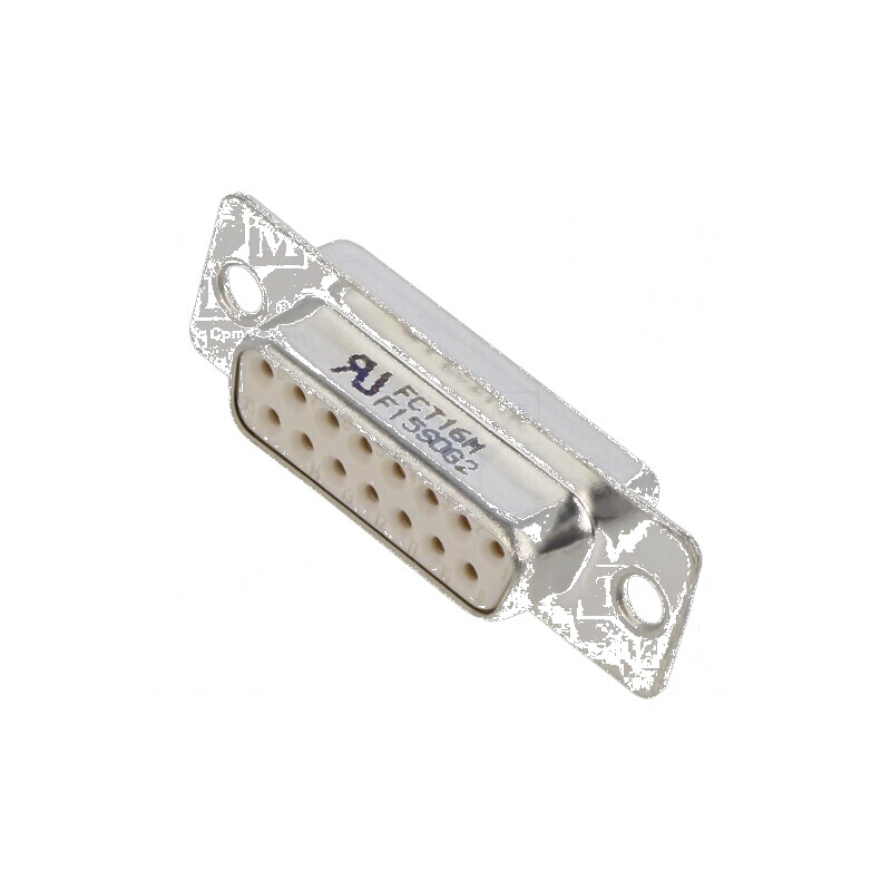 Conector D-sub 15 pini SDR RCPT FCT | Electronic-mag.ro | Componente Electronice