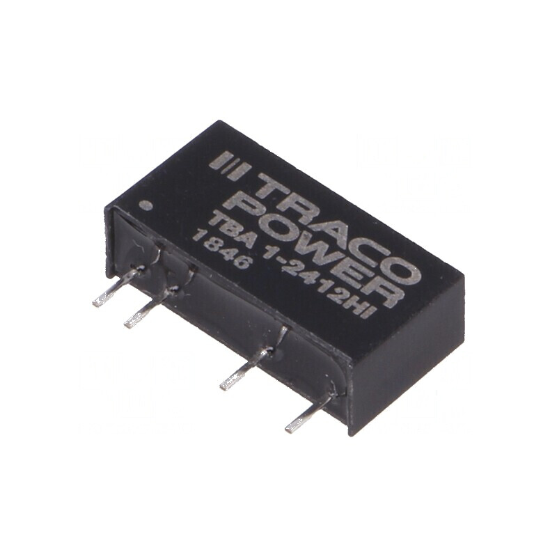 Convertor DC/DC 1W 21,6-26,4V la 12VDC 84mA | Electronic-mag.ro | Componente Electronice