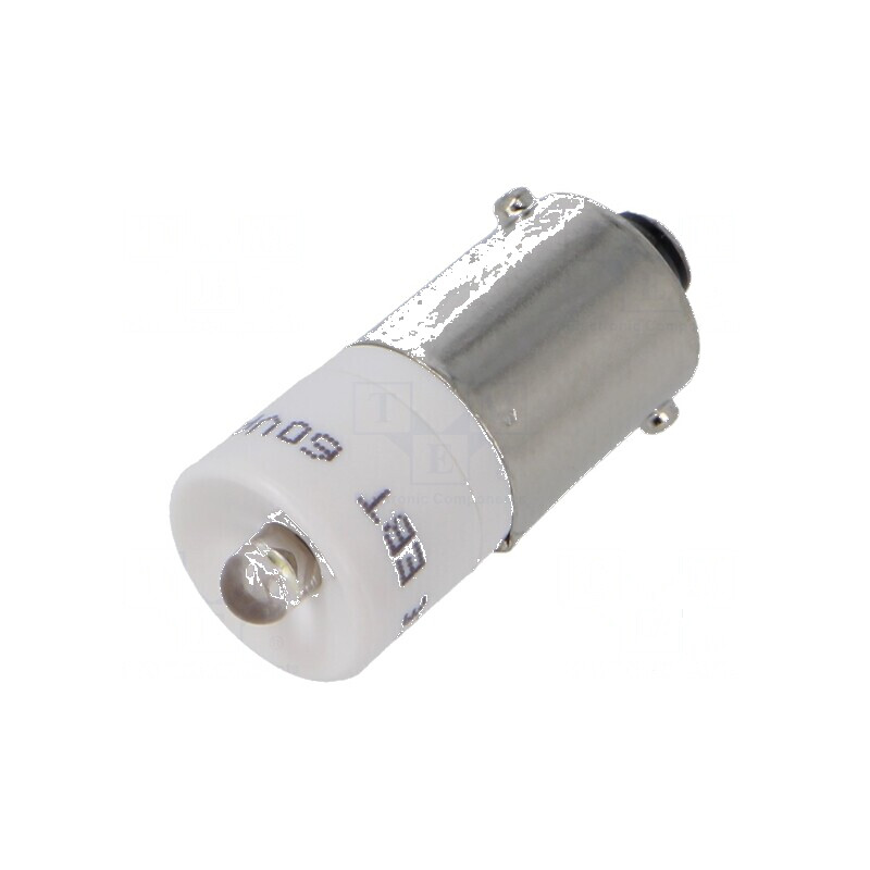 Lampă LED BA9S/T10 60VDC 60VAC albă din plastic 3mm -20÷60°C | Electronic-mag.ro | Componente Electronice