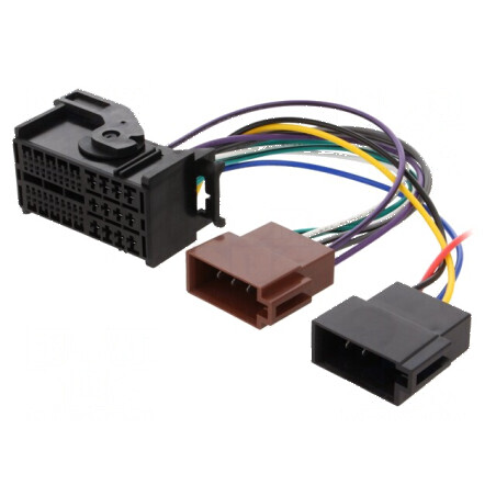 Conector radio ISO pentru Alfa Romeo, Dodge, Fiat, Jeep - PIN: 52 | Electronic-mag.ro | Componente Electronice