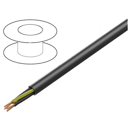 Cablu POWER 1000-YFR 7G1,5mm2 litat Cu PVC negru 600V 1000V | Electronic-mag.ro | Componente Electronice