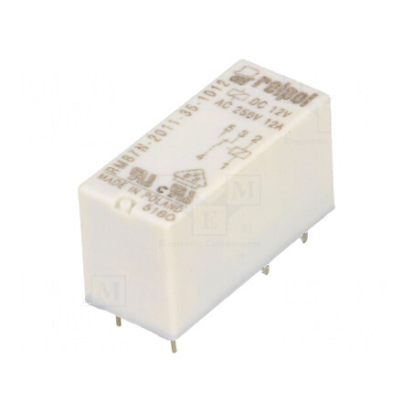 Releu electromagnetic SPDT 12VDC 12A 250VAC IP67 | Electronic-mag.ro | Componente Electronice