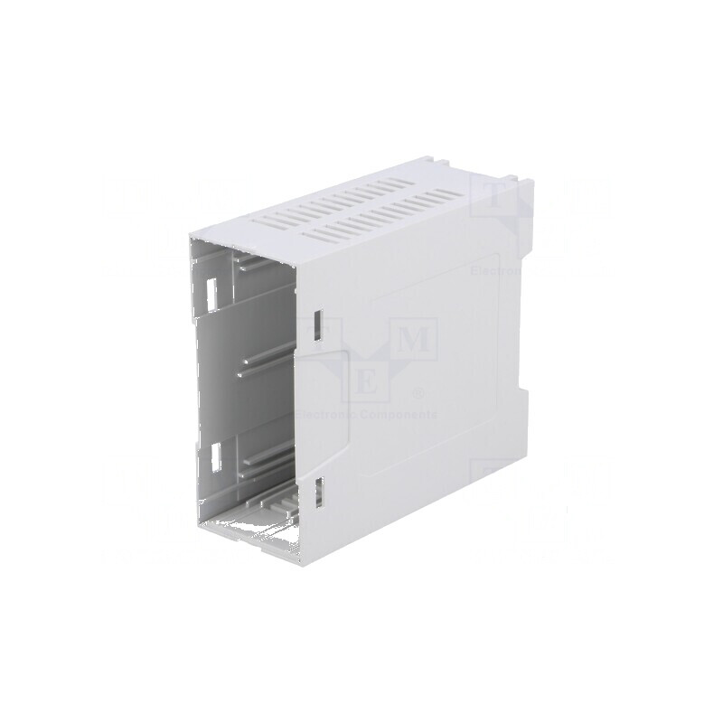 Carcasă bază 35mm ABS gri UL94HB Serie EH 35 | Electronic-mag.ro | Componente Electronice