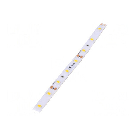 Bandă LED alb cald 2835, 60 LED/m, 8mm, IP64, 120°, 6W/m, 12VDC | Electronic-mag.ro | Componente Electronice