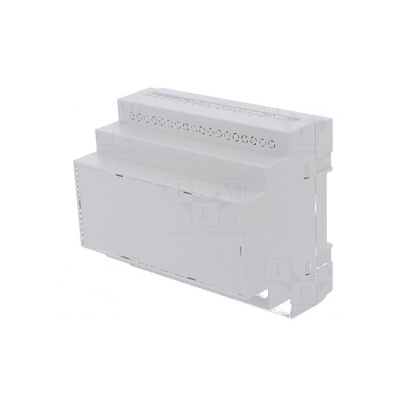 Carcasă pentru şină DIN ABS gri 90mm x 104,8mm x 65mm | Electronic-mag.ro | Componente Electronice Carcasă pentru şină DIN ABS gri 90mm x 104,8mm x 65mm | Electronic-mag.ro | Componente Electronice