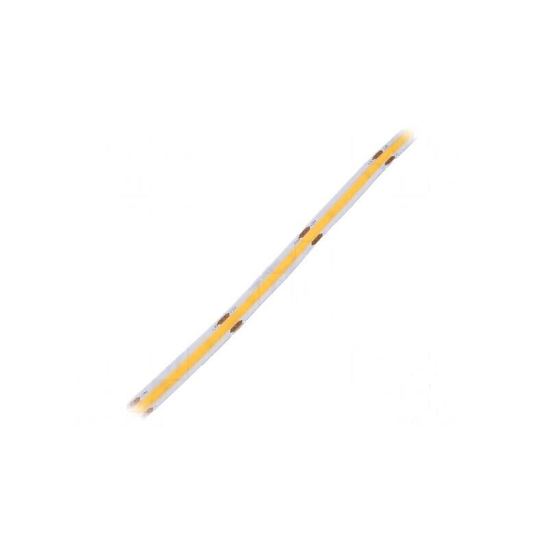 Banda LED COB alb cald 320 LED/m 8mm IP20 180° 8W/m 24VDC | Electronic-mag.ro | Componente Electronice