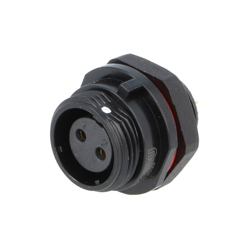 Soclu SP13 mamă PIN: 2 IP68 13A pentru montare pe panou | Electronic-mag.ro | Componente Electronice Soclu SP13 mamă PIN: 2 IP68 13A pentru montare pe panou | Electronic-mag.ro | Componente Electronice