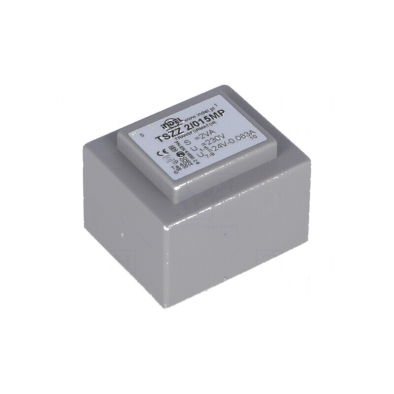 Transformator încapsulat 2VA 230VAC 24V 80mA PCB | Electronic-mag.ro | Componente Electronice