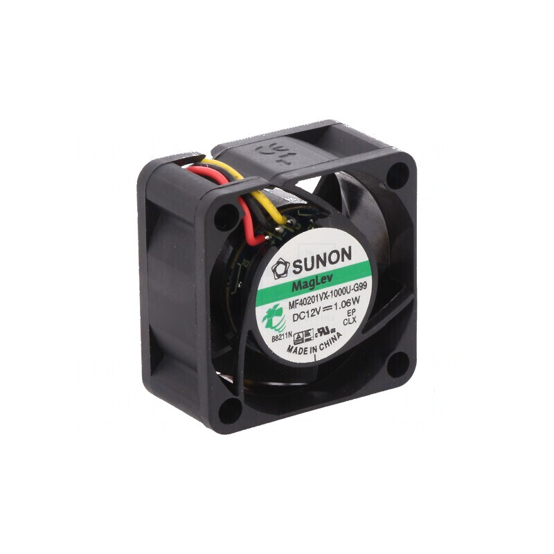 Ventilator DC axial 12V 40x40x20mm 18,25m3/h 27,5dBA Vapo | Electronic-mag.ro | Componente Electronice