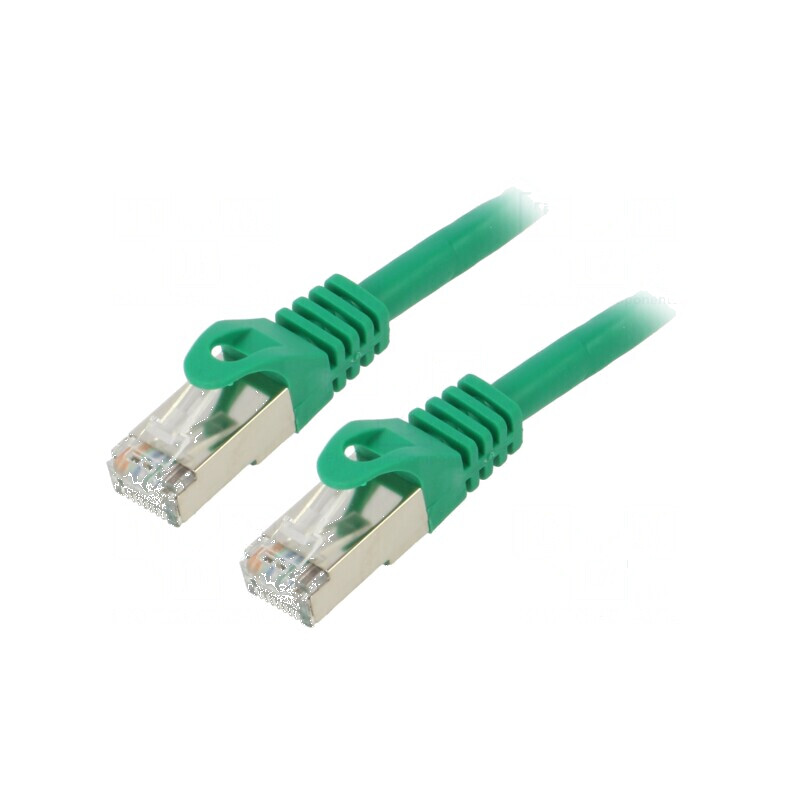 Cablaj Patch Cord F/UTP 5e 15m CCA Verde PVC 26AWG | Electronic-mag.ro | Componente Electronice