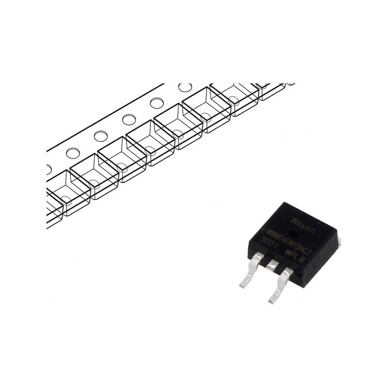 Tranzistor N-MOSFET unipolar TO263 | Electronic-mag.ro | Componente Electronice